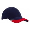 Cap - mod. 4125:Navy, Cotton, Red